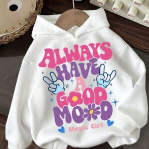 Kids' Graphic Print Hoodie