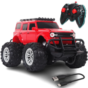 Red Remote Control Off-Road Monster Truck